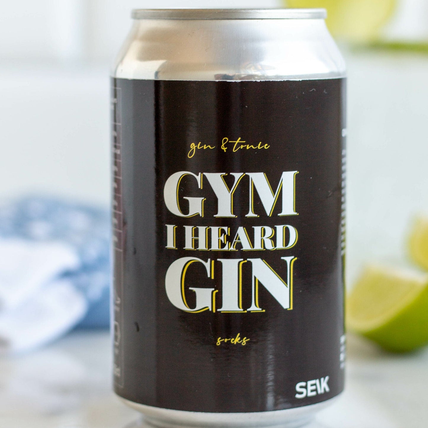 Gym? I heard Gin! - Gin & Tonic sokid (suurus 40-46)