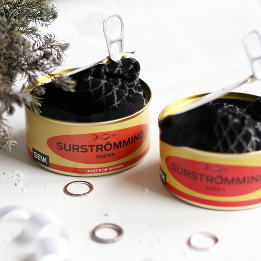 Sukat tölkissä -lahjasetti miehille (2 paria) | -20 % koodilla ISÄ20