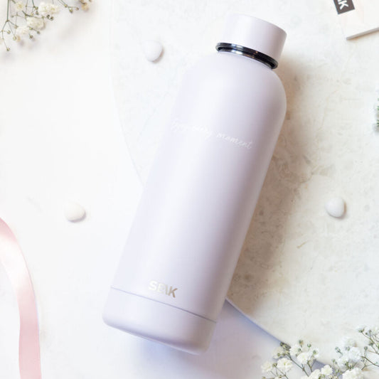 WATER BOTTLE/THERMOS – ENJOY EVERY MOMENT (LILAC) 500ML